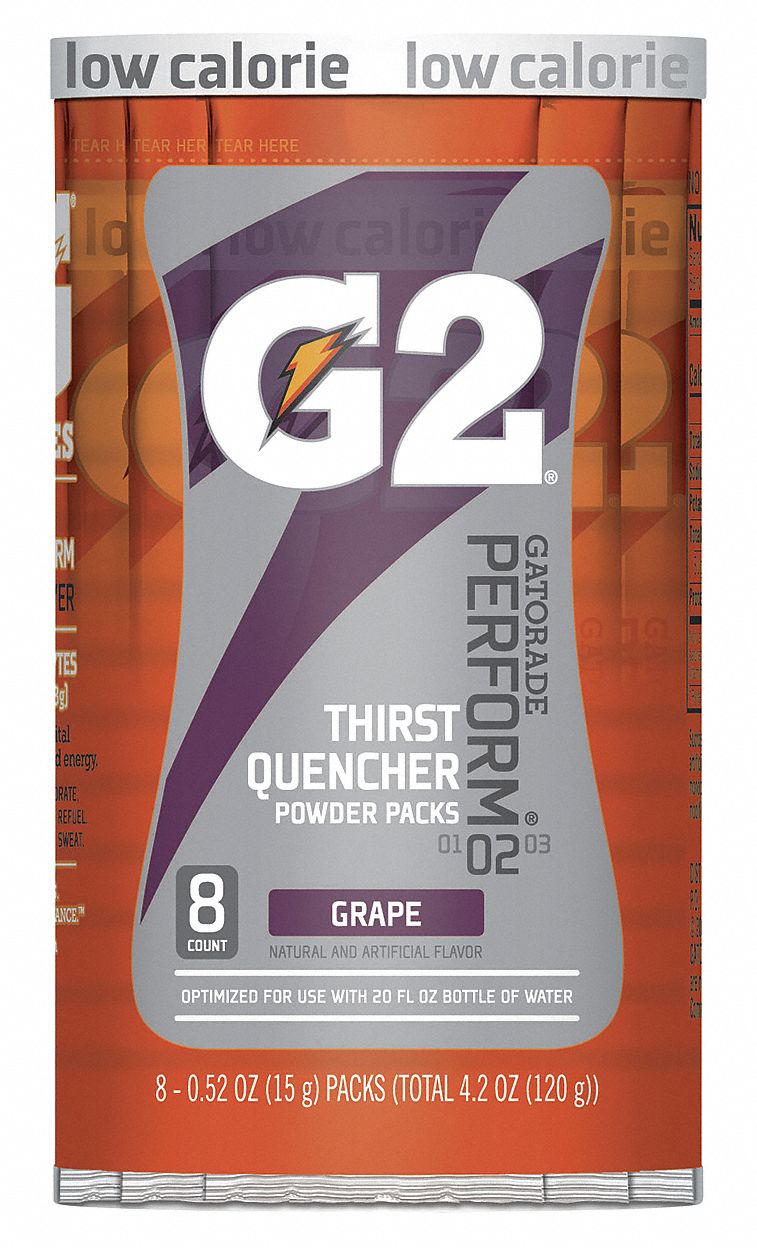 Sports Drink Mix,Grape,PK8