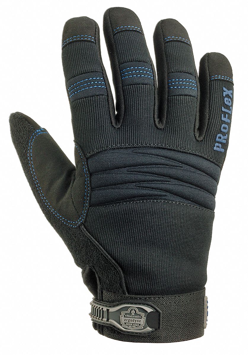 Cold Protection Gloves,L,Black,PR
