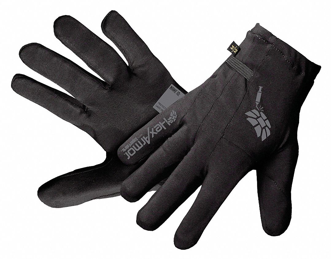 Cut Resistant Gloves,Black,L,PR