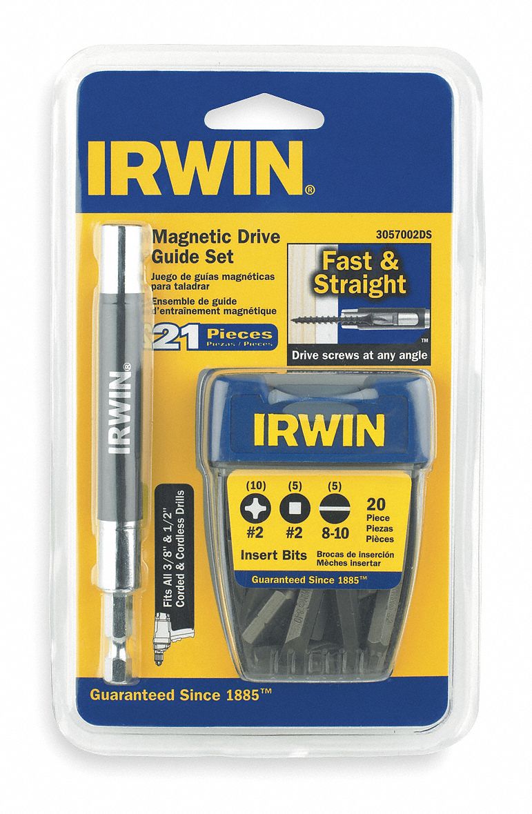 Drive Guide Set, 1/4 In, Mag Guide, 21 Pc