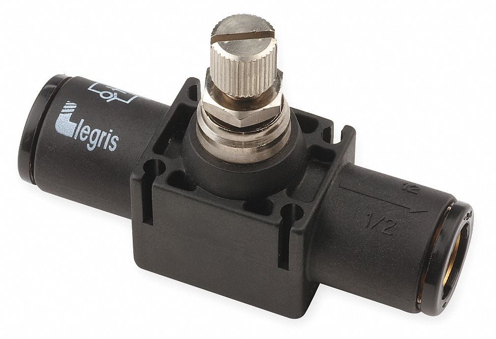 FlowCntrl Regulator, Inline, 1/4