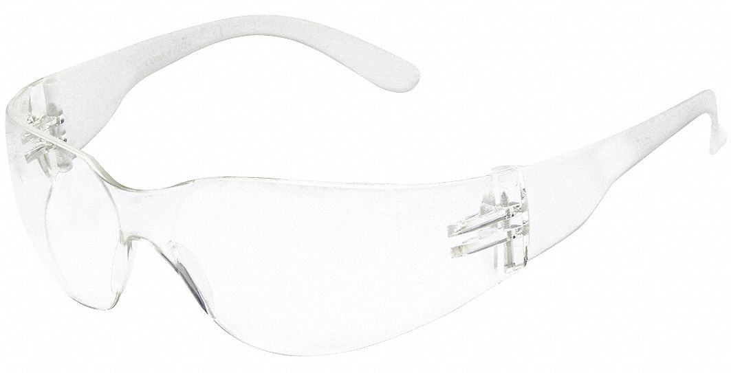 Safety Eyewear, Scratch Resist, Clear Lens