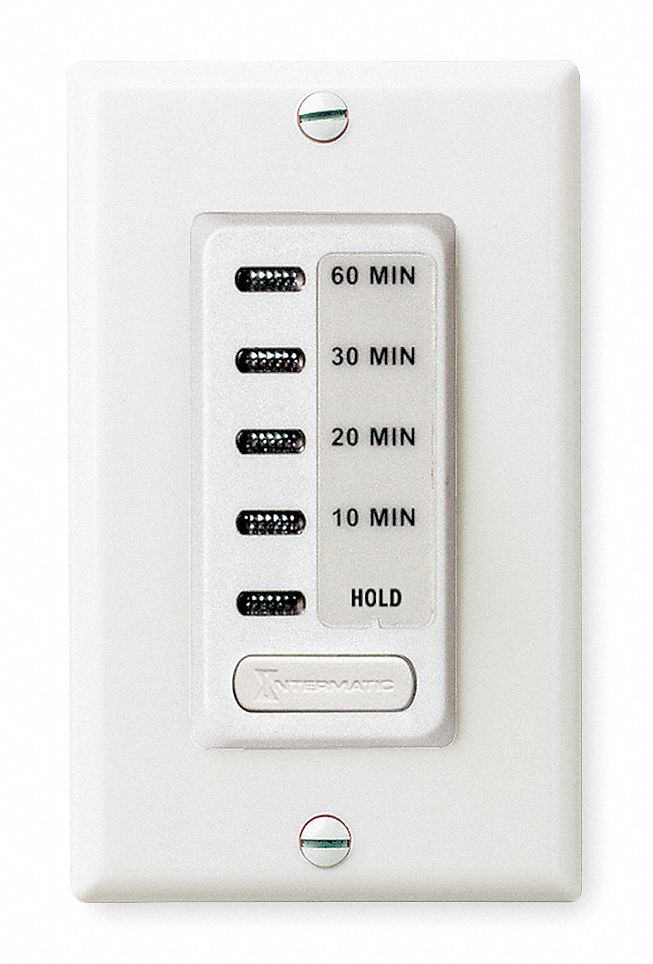 Auto Shut Off Timer, White, 1/4 HP