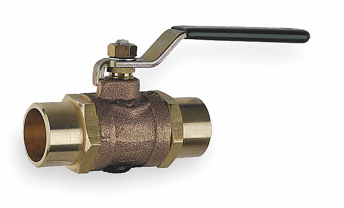 Disc Valve, 1/2 In Solder, Bronze