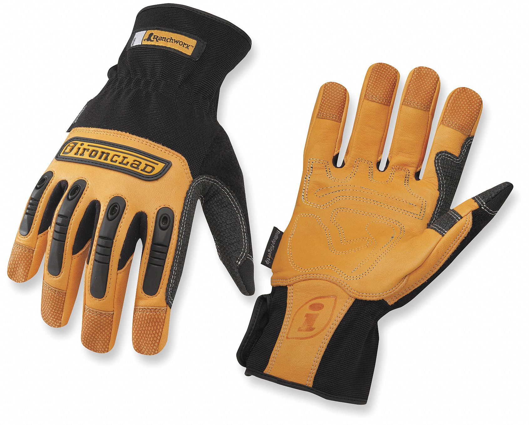 Mechanics Gloves,Tan/Black,XL,PR
