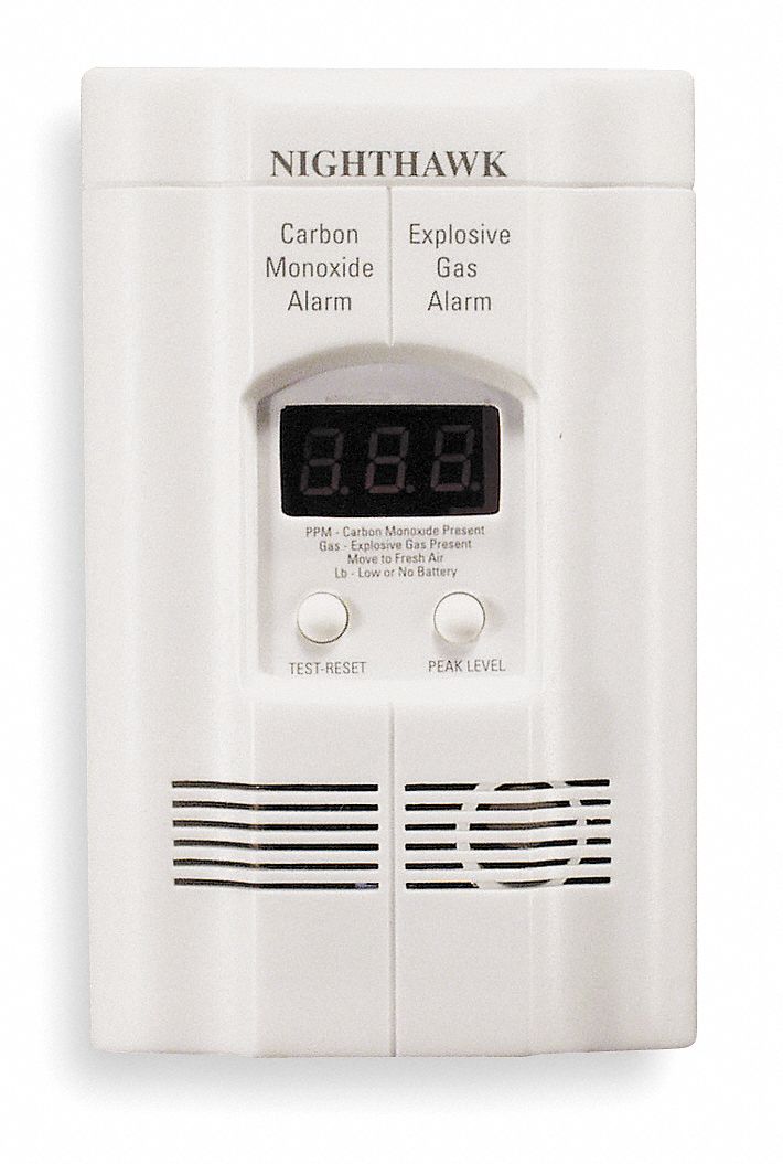 CO/Gas Combination Alarm, Electrochemical