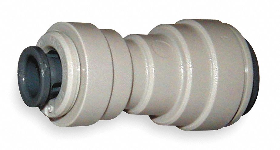 Reducer Union, 3/8 x 1/4 In, Gray, PK 10