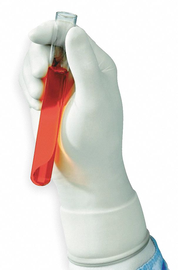 Cleanroom Gloves,Nitrile,L,5 mil,PK 100