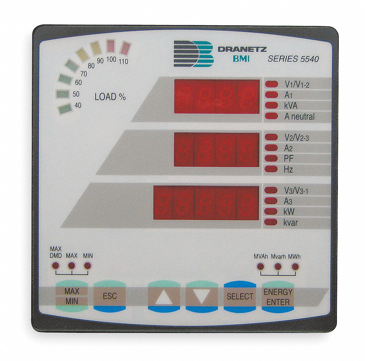 Energy Meter, 0 To 5 A, 230 V AC Power