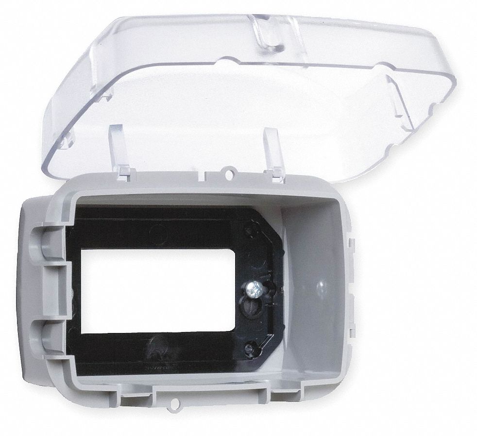Weather Proof Cover, Clear, Single Gang