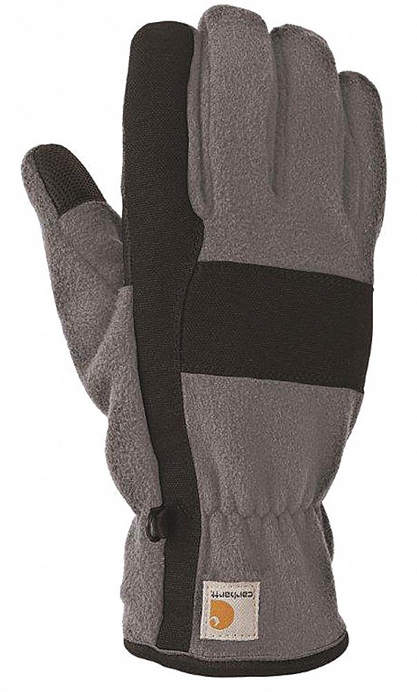 Cold Protection Gloves,L,Gravel/Blk,Pr