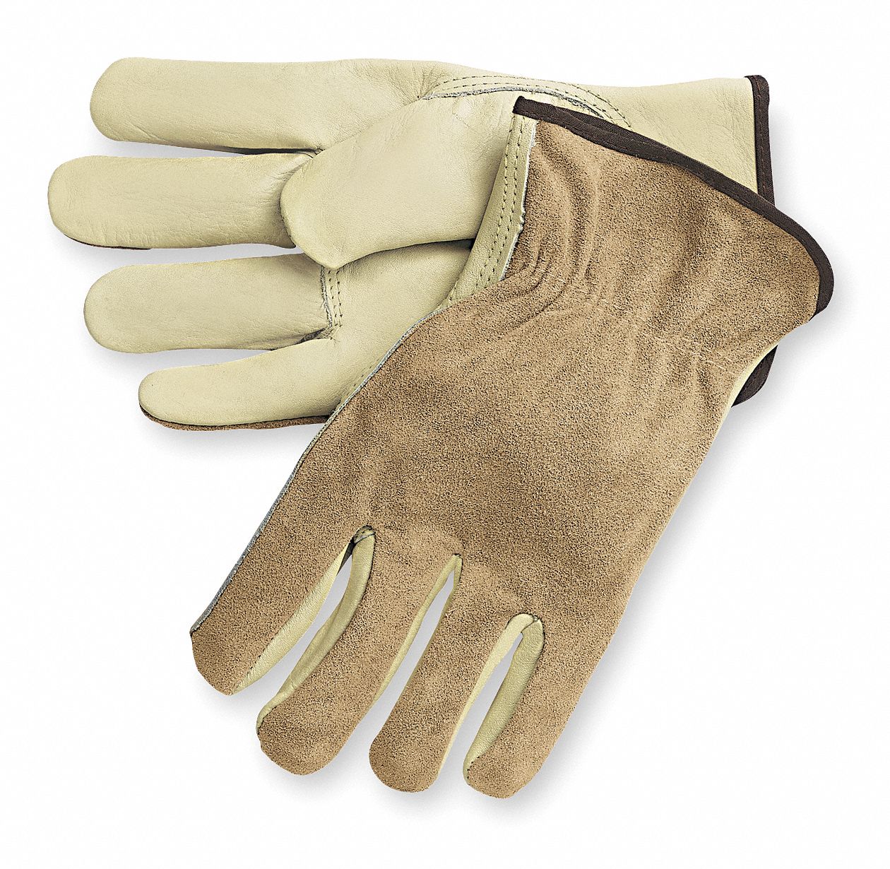 Leather Drivers Gloves,Cowhide,L,PR