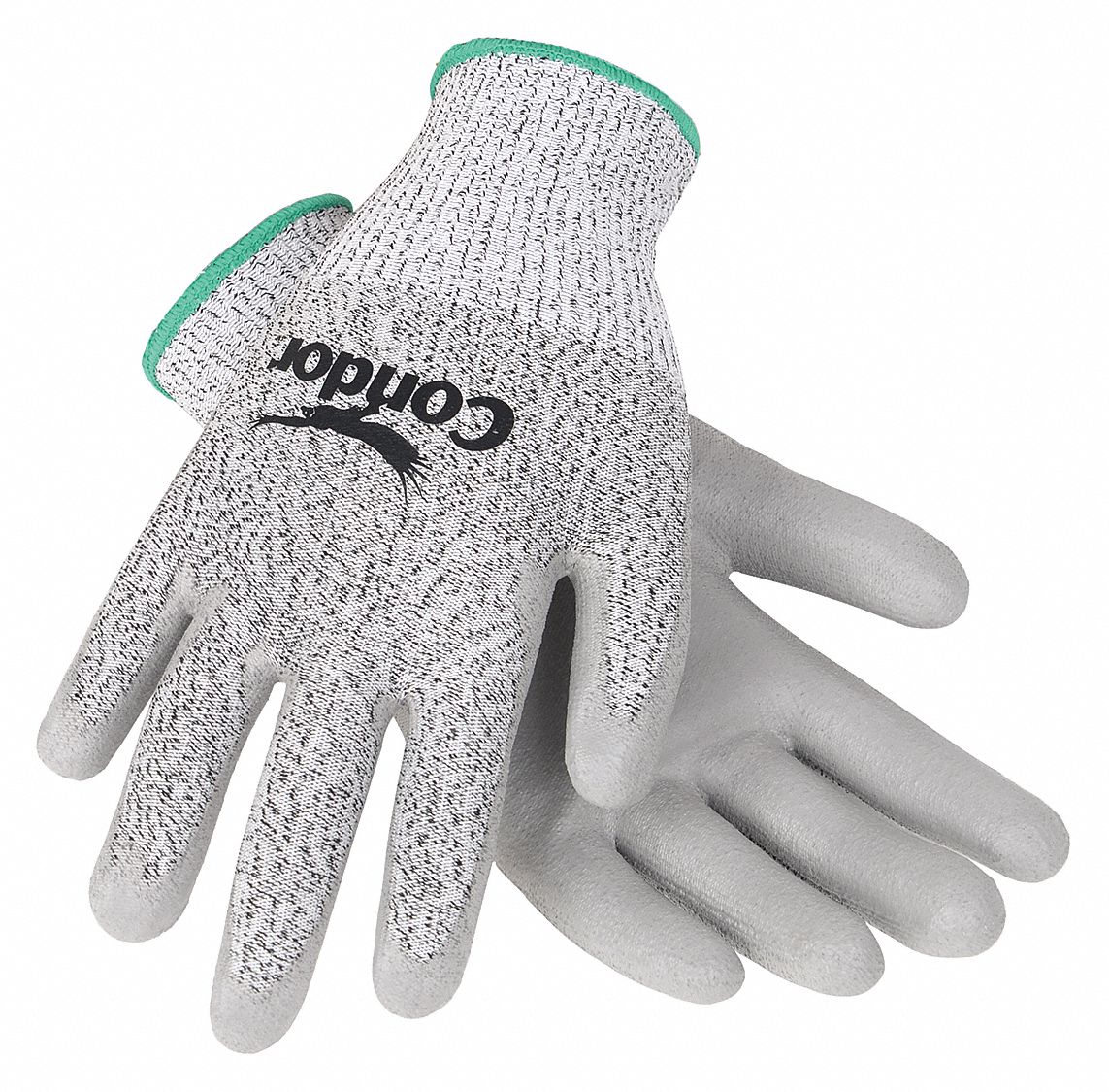 Cut Resistant Gloves,Salt/Pepper,L,PR