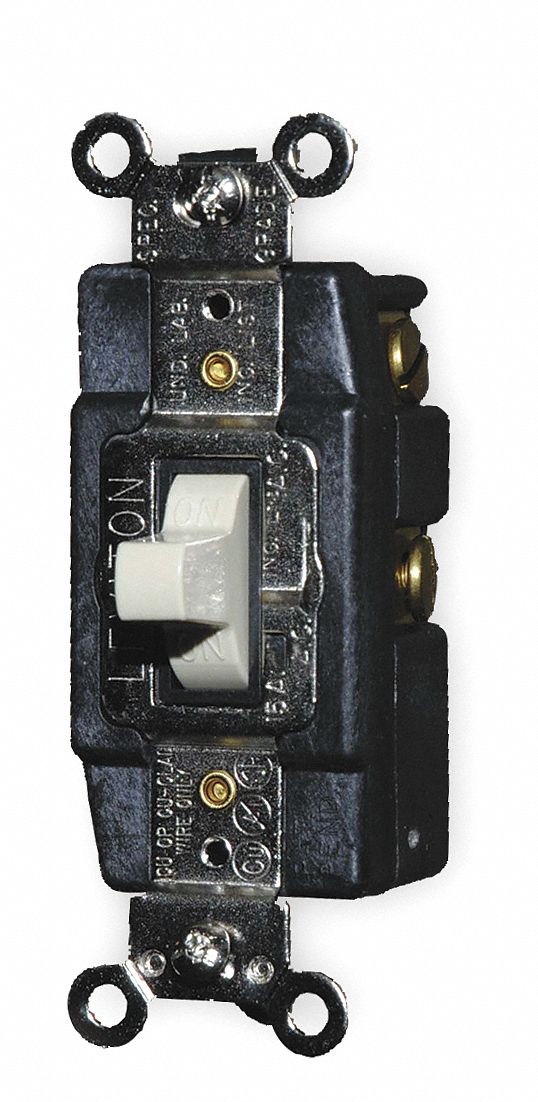 Wall Switch, Maintained Contact, 15A, Ivory