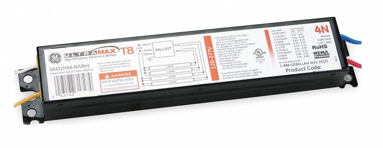 Ballast.Electr.T8.Instant Strt 4L Normal