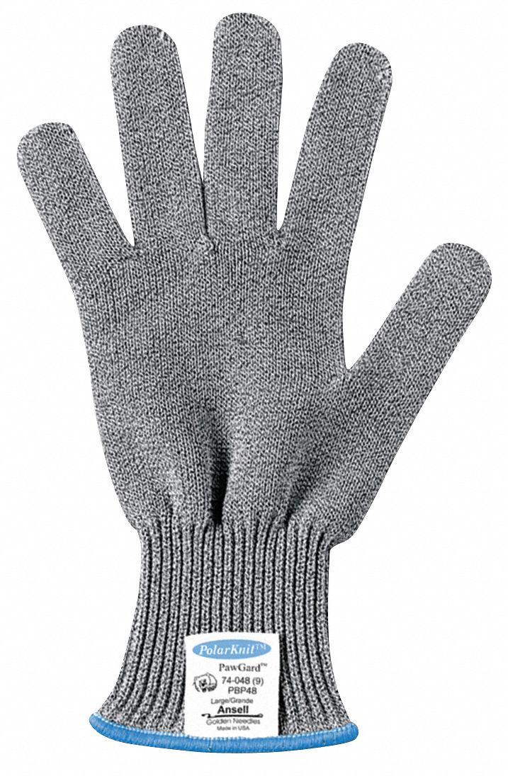 Cut Resistant Glove,White,Reversible,M