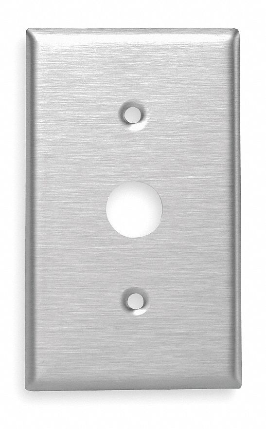 Wall Plate, 1 Gang, SS