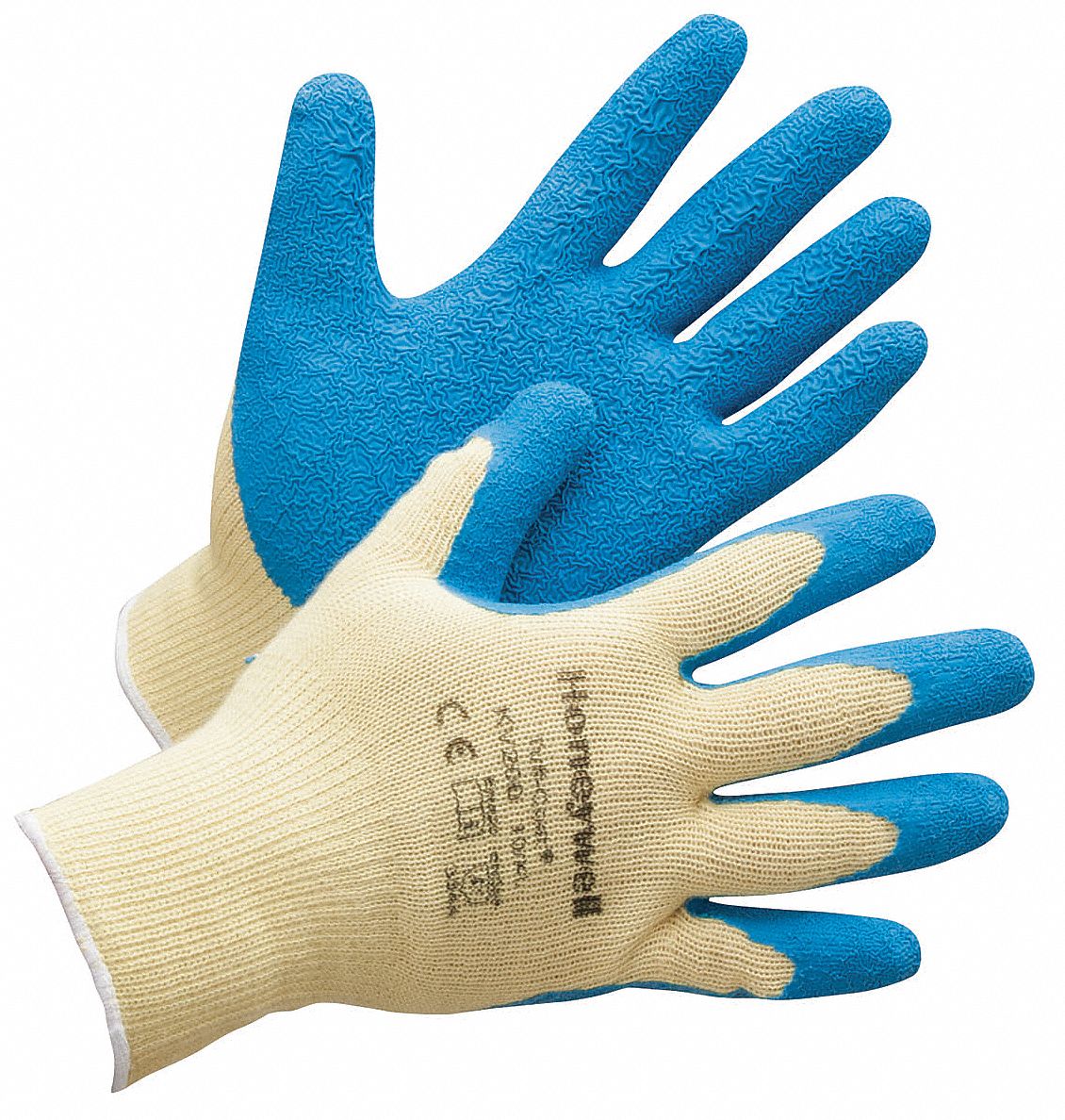 Cut Resistant Gloves,Yellow/Blue,L,PR