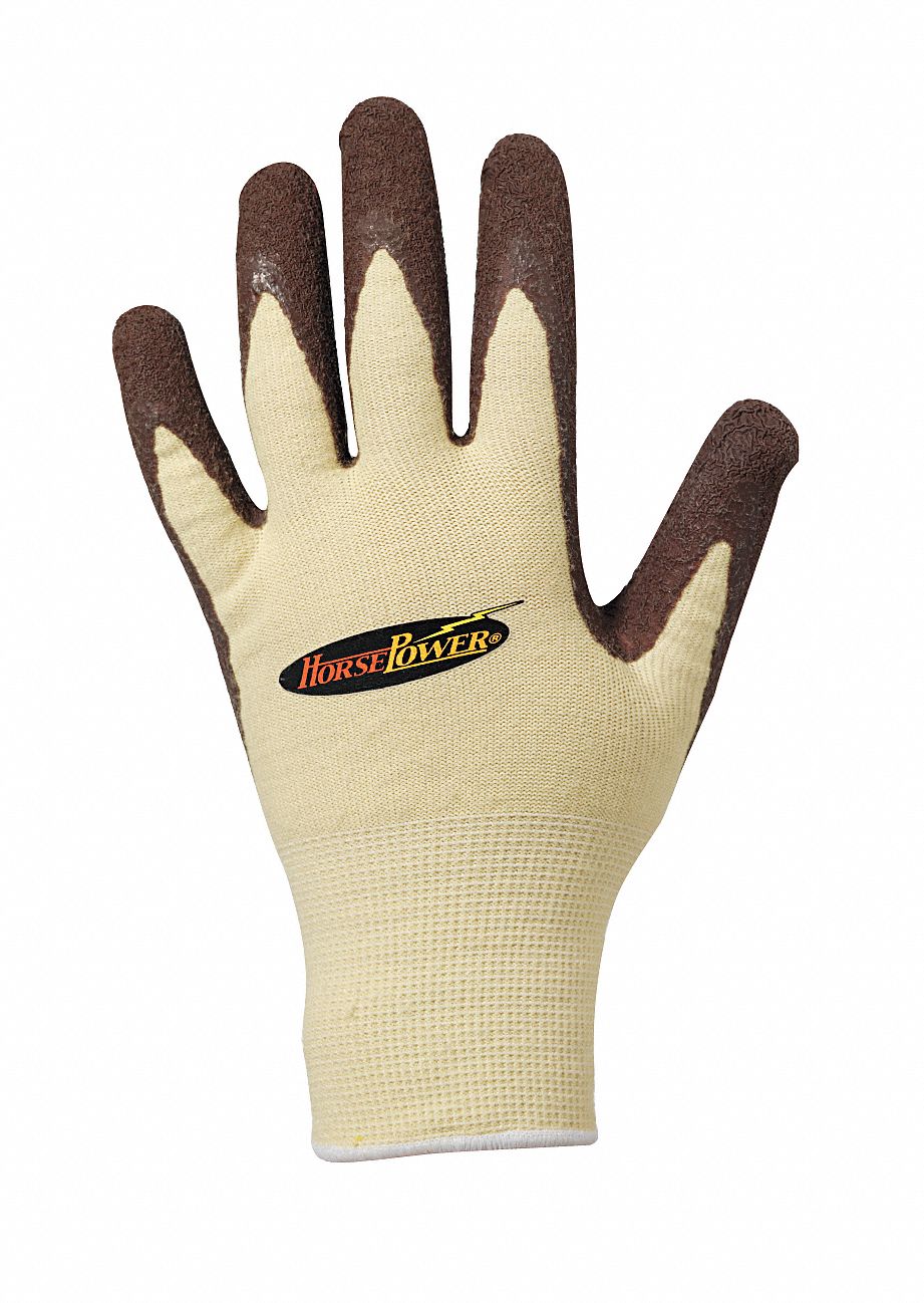Cut Resistant Gloves,Tan/Brown,L,PR