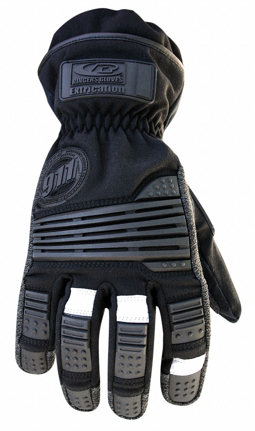 Extrication Gloves,2XL,Black,PR