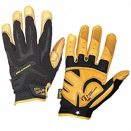 Anti-Vibration Gloves,L,Black,PR