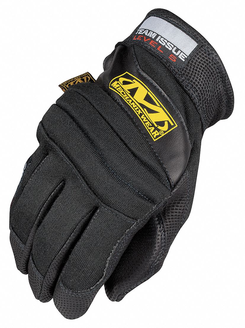 Fire Retardant Gloves,L,Black,PR