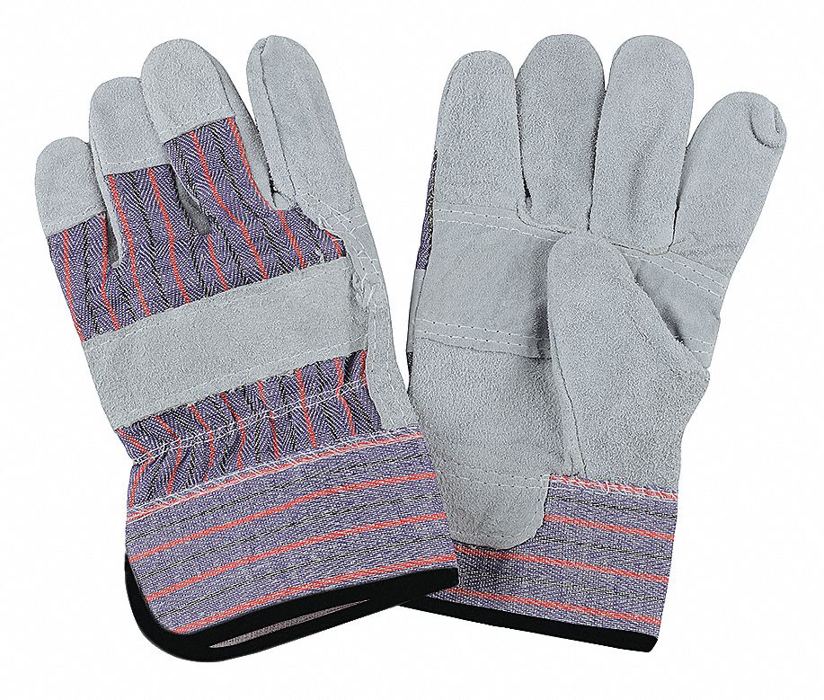 Leather Gloves,Single Palm,L,PR