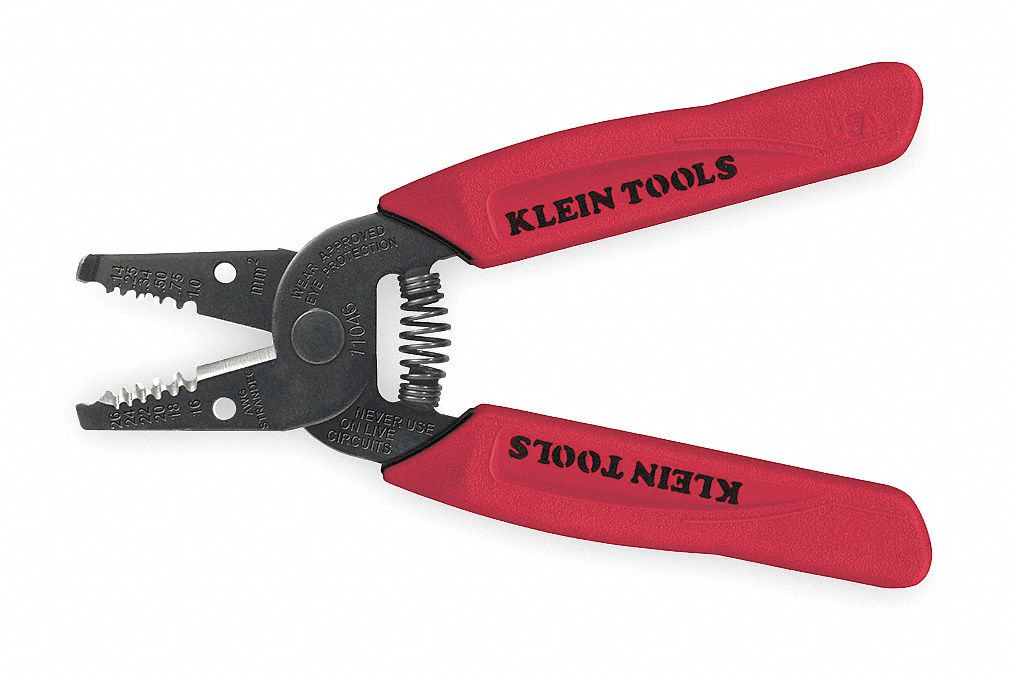 Wire Stripper/Cutter, 6 In, 16-26AWG