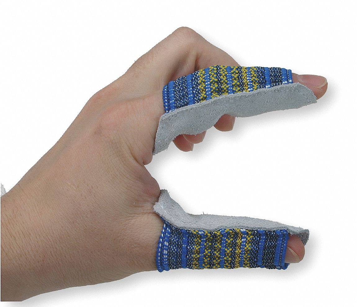 Finger Guard,Split Leather,S,PK10