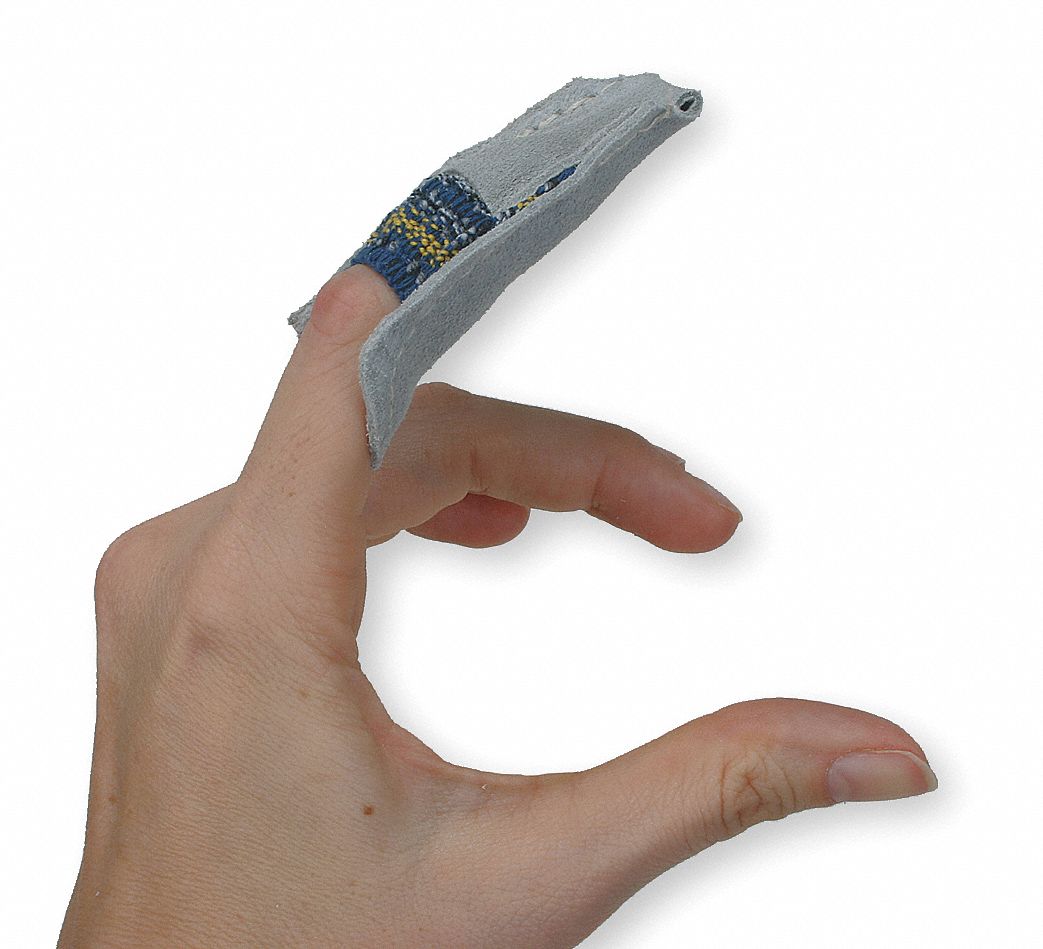 Finger Guard,Split Leather,M,PK10