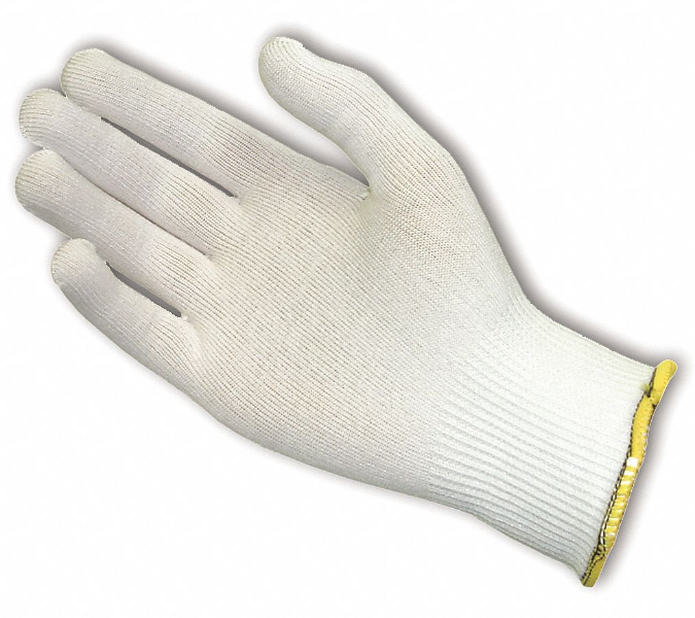 Cut Resistant Gloves,White,Reverse,L