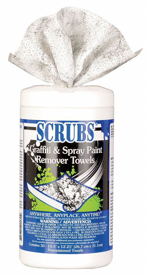 Graffiti and Paint Remover Towels