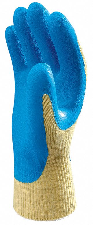 Cut Resistant Gloves,Yellow/Blue,L,PR