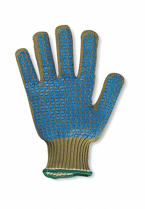Cut Resistant Gloves,Gold,M