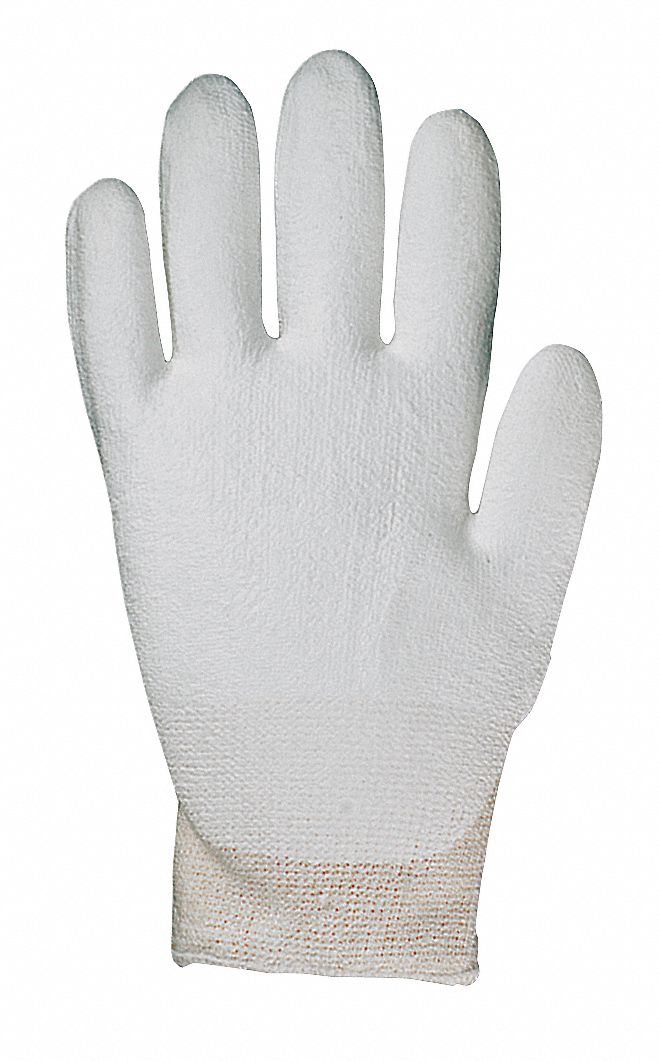 Cut Resistant Gloves,White,L,PR