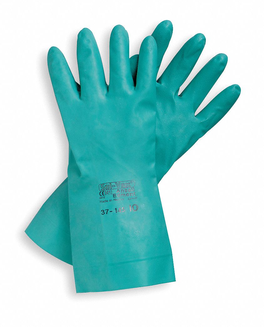 Chemical Resistant Glove,15 mil,Sz 10,PR
