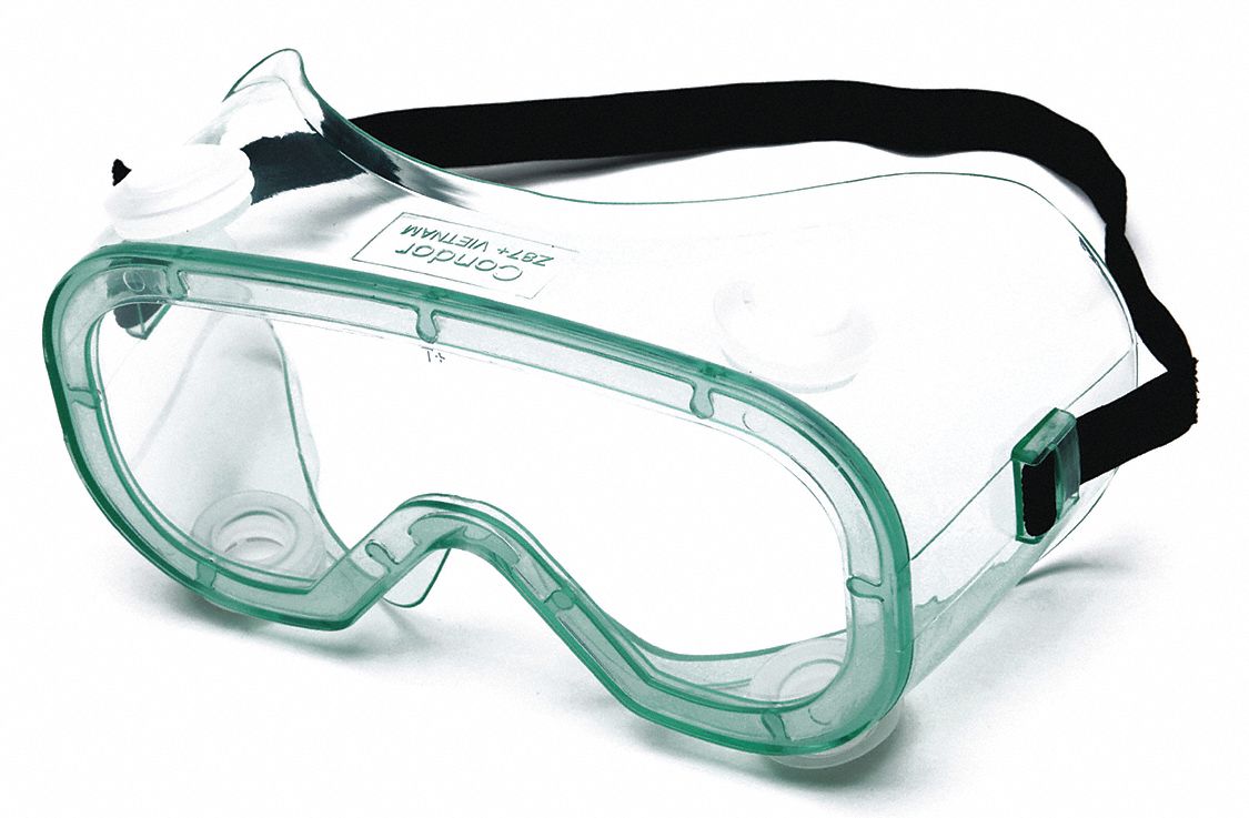 Chem Splash Goggles,Uncoated,Clr