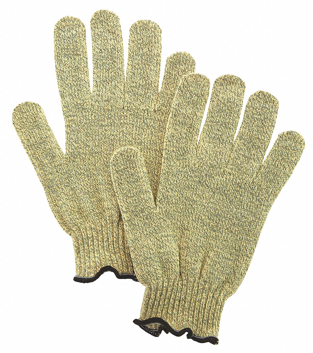 Cut Resistant Gloves,Yellow/Black,L,PR