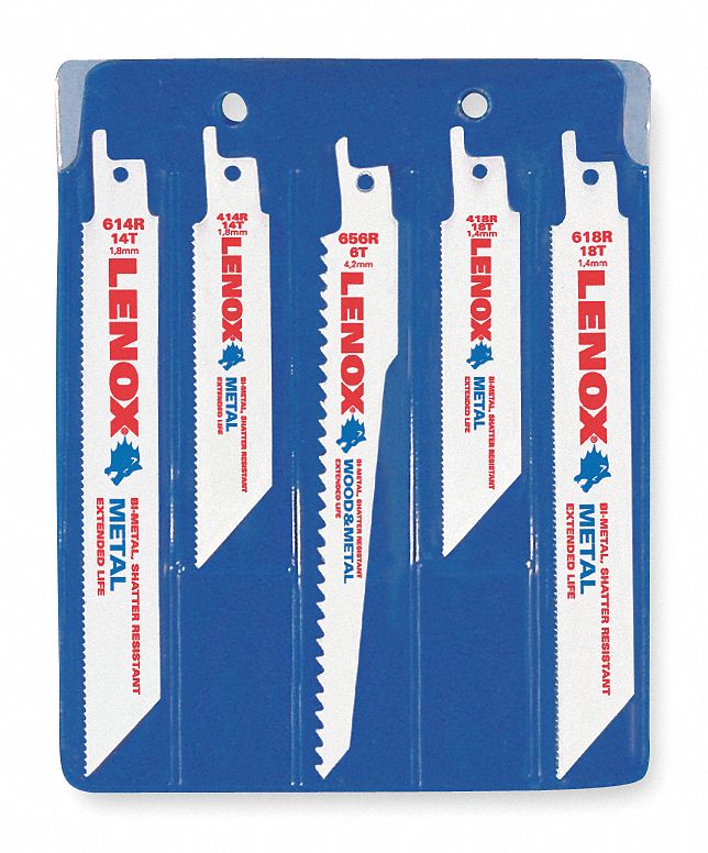 Reciprocating Saw Blade Kit, 5 Pc