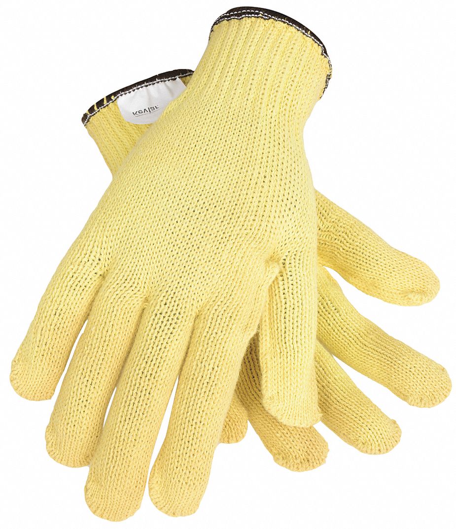 Cut Resistant Gloves,Yellow,L,PR
