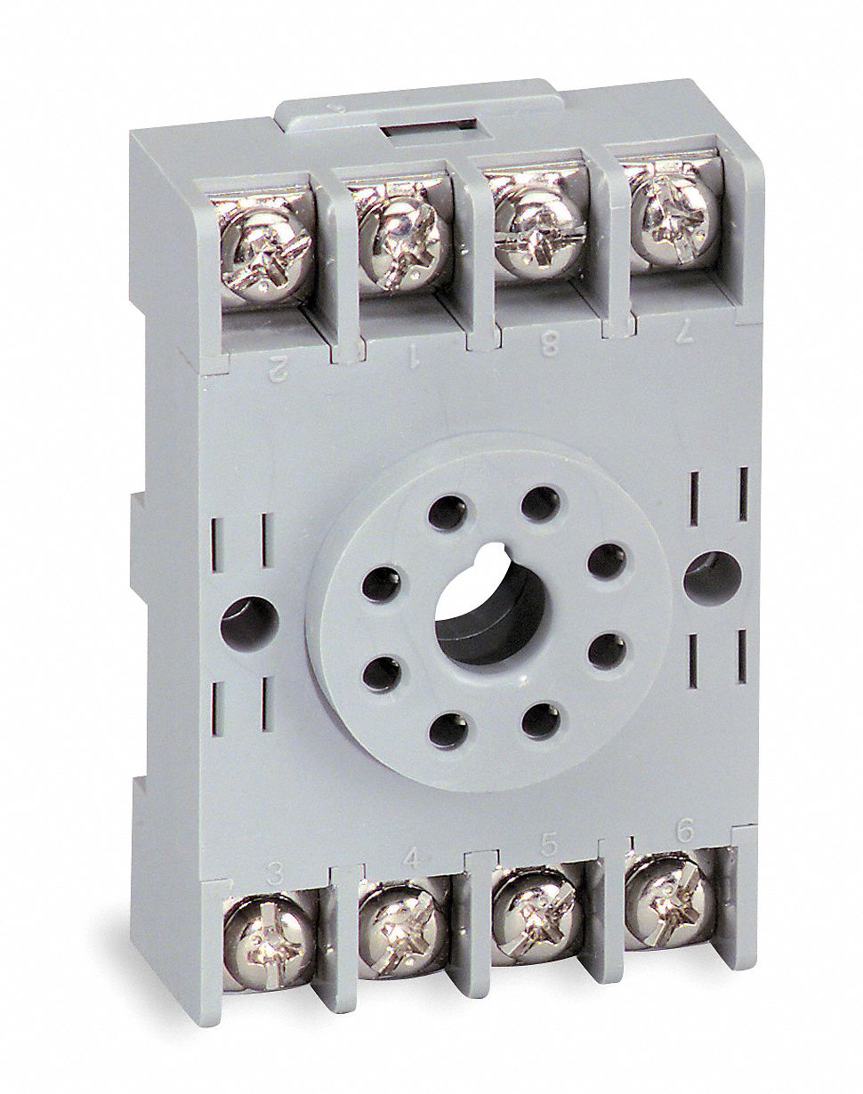 Socket, Relay, 8 Pins