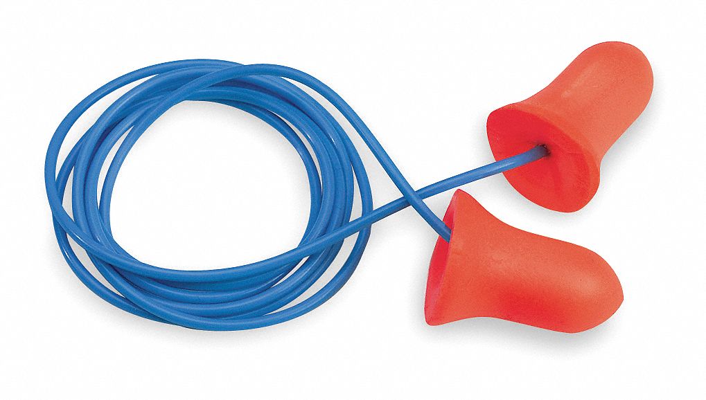 Ear Plugs,33dB,Corded,Univ,PK100