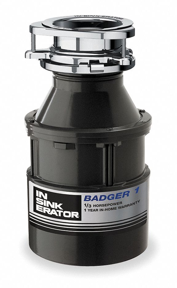 Disposer, Waste, 1/3 HP