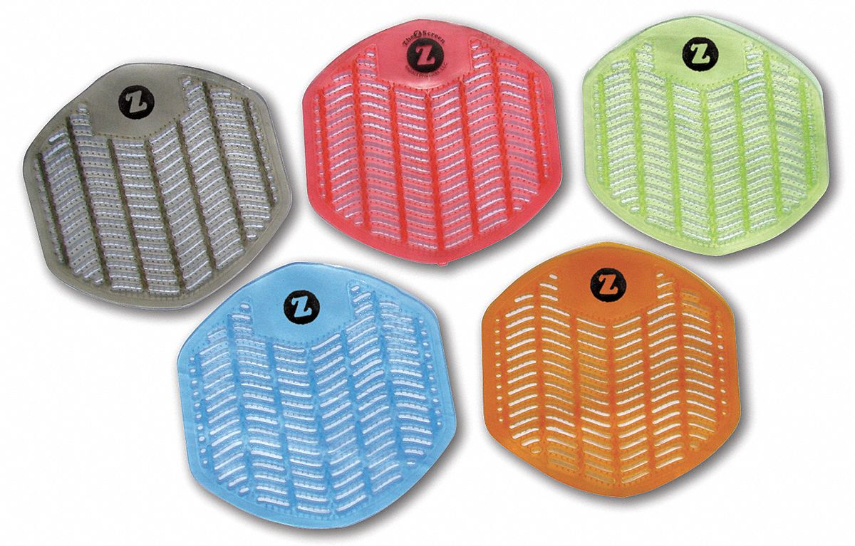 Urinal Screen, Smoke/Fresh, PK6