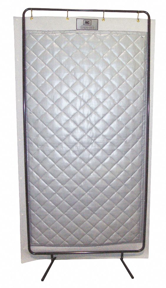 Acoustic Screen, Modular, Gray, 4 x 8 ft.