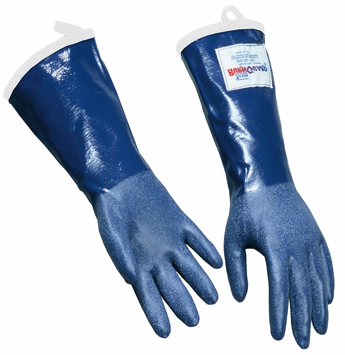 Steam Resistant Gloves,Blue, L,Rubber,PR