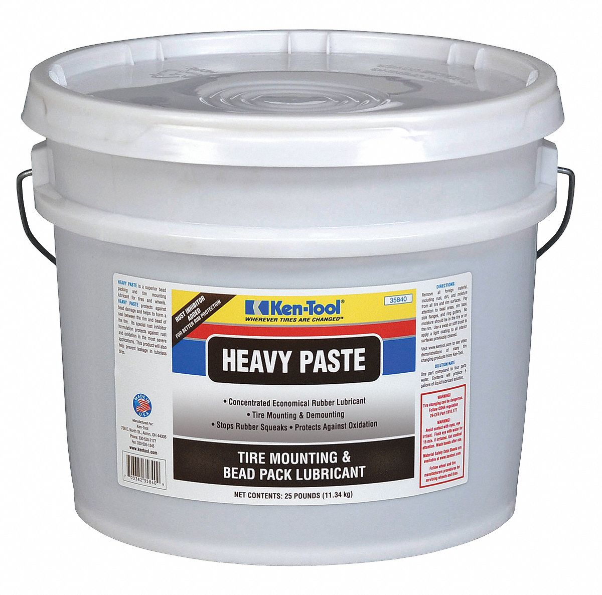 Tire Paste Lube, 25 Lbs., 
