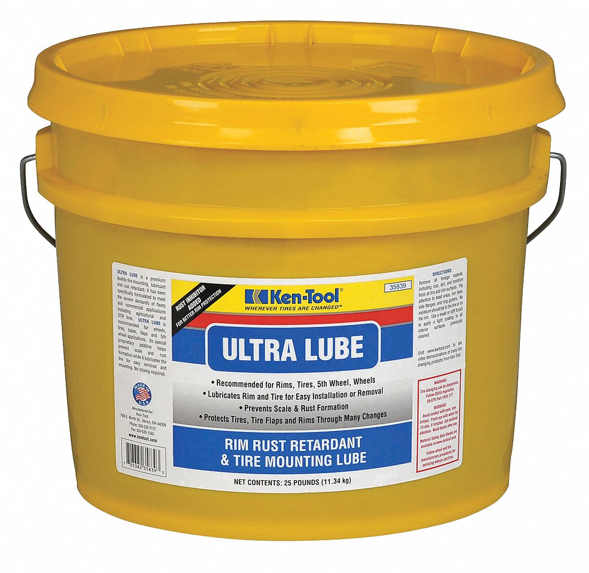 Tire Lubricant, Rust Retardant, 25 Lbs.